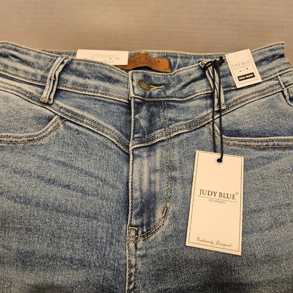 Judy Blue Jeans, High Waist,Retro Wide, Size 5/27 - Picture 8 of 13